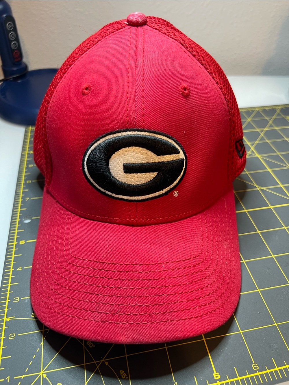 New Era Red Georgia Bulldogs Cap with Embroidered 'G' Logo